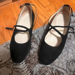 Vtg Armani Elegant Black Women's Flats